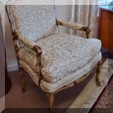 F16. Bergere chair 37”h x 27”w x 24”d 